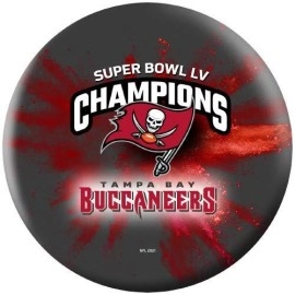 KR Strikeforce Tampa Bay Buccaneers Super Bowl LV Champions Bowling Ball 15lbs, Multicolor