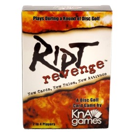 Ript Revenge Disc Golf Card Game Fun Disc Golf Game Plays During a Round of Disc Golf Play for Skins or for Strokes 2-4 Players Pack of 52 Cards