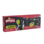 Swingball Classic Original Red and Yellow Outdoor Activities Traditional Pole in The Ground Set Real Tennis Ball and 2 Championship Bats Suitable for Everyone 5 Years+