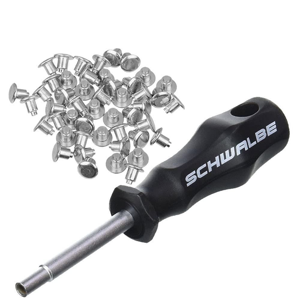 SCHWALBE 50 Tyre Spikes & Spike Replacement Tool