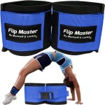 Flip Master Ankle Straps Tumbling Trainer Gymnastics & Cheerleading Equipment for Back Flip/Tuck & Handspring Form Adjustable Band for Girls, Boys & Adults for Cheer, Dance & Gymnastic Practice