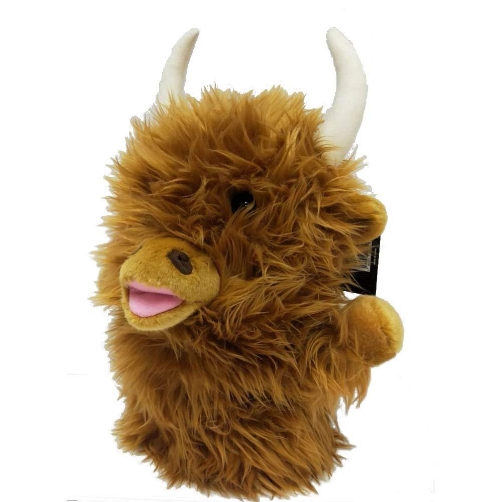 Gamola Golf Highland Cow Plush Driver Novelty Headcover for up to 460CC