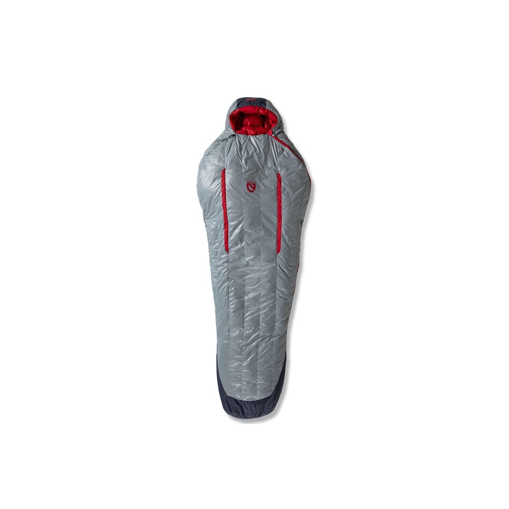 NEMO Kayu Mens 15 Degree Down Sleeping Bag, Titanium/Stoke, Long