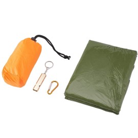 Waterproof Emergency Tent 2 Person Tent Survival Shelter Ultralight Survival Emergency Insulated Blanket for Camping Hiking, Green