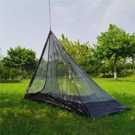 Genma0 Ultralight Half Mesh Tent for Tipi Hot Tent 1-2 Person Mesh Camping (2 Person Mesh for 4-6 Person Tipi Tent)