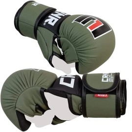 Combat Corner - MMA Spar Gloves for Men and Women - Kickboxing, MMA, Muay Thai Sparring Training Gloves OD Green