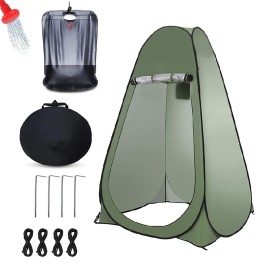 Camping Shower Tent Privacy Tent - Pop Up Changing Toilet Portable Sun Shelters Dressing Room Instant Outdoor for Camping Hiking Beach Picnic Fishing with Carrying Bag Privacy Tent & Shower Bag