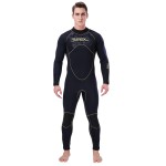 Dizokizo 5mm Wetsuits for Men Neoprene Long Sleeve Full Diving Surfing Suit