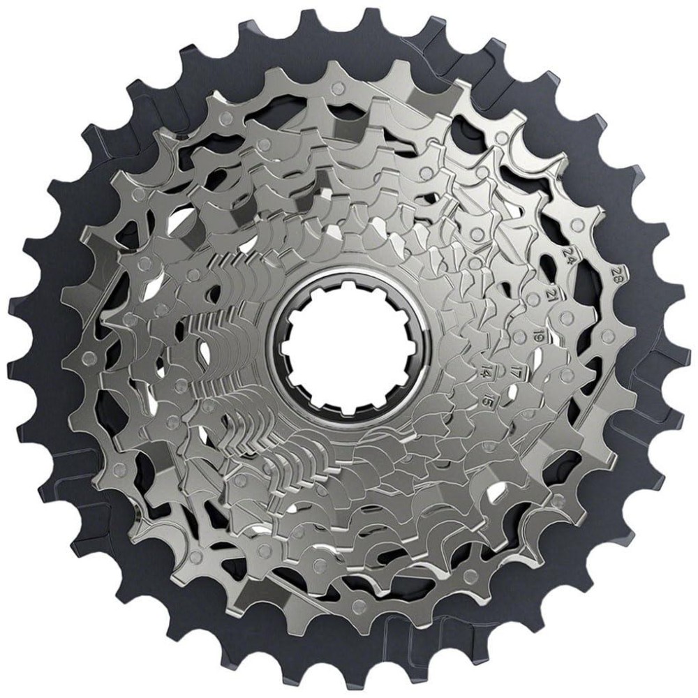 SRAM Force AXS XG-1270 Cassette - 12-Speed, 10-36t, Silver, For XDR Driver Body, D1