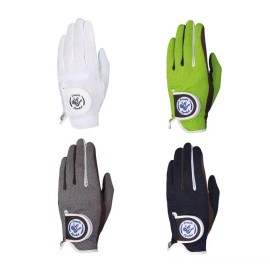 SIMPLE SYMBOL Mens RainGrip Golf Glove Four Pack(One White+One Navy Blue+One Green+One Grey) Four Color Combinations,Each Color one,Hot Wet Weather Comfort, Left Hand Right Hand(L,Left)