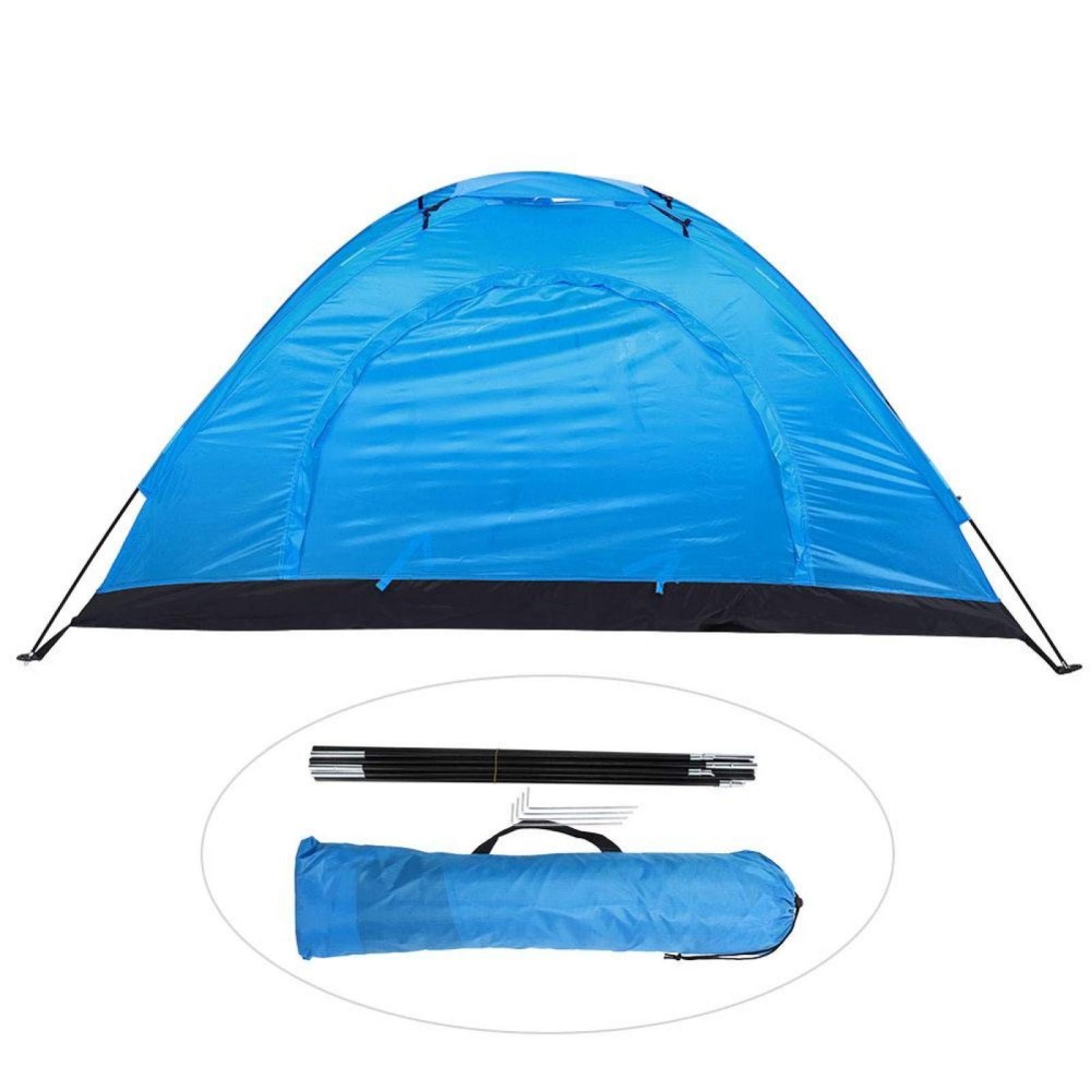 Backpacking Camping Tent, Backpacking Tent 1 Person, Survival Tent Instant Cabin Tent with Advanced Venting Design(Blue)