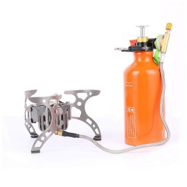 FOLOSAFENAR Camp Stove-Portable Camping Stove Multi-Fuel Single Burner Camp Stove Backpacking Stove Gas Stove Burner with Large Packages for Outdoor Hiking Camping Cooking