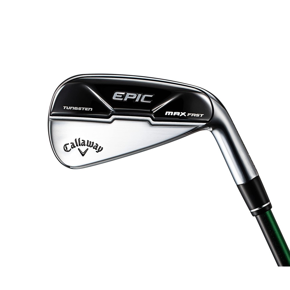 Callaway Epic MAX Fast Mens Right Handed Iron Set of 5 (#7-#9, PW,AW) Flex S Shaft N.S.PRO Zelos 7 (S) 2021 Model 4F225258B3006 Silver