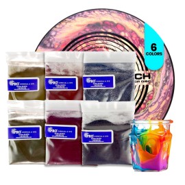 PRO Chemical Disc Golf Dye Starter Kit Personalize Your Discs However You Want Perfect for Beginners to Disc Dyeing Stand Out from The Crowd Pro Chem Disc Golf Dye Powder 6