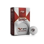 DHS-China ABS DJ40+ 3-Star WTT Table Tennis Ball, Used in The 2021-2022 World WTT Series competitions, 6 Balls / Box (2 Box (12 Balls ))
