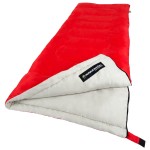 2-Season Sleeping Bag with Carrying Bag for Adults and Kids - Spirit Lake Sleeping Bag for Camping and Festivals by Wakeman Outdoors (Red), 75
