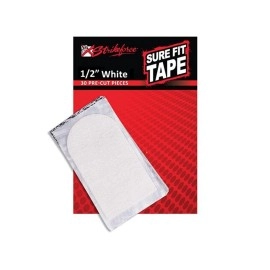 KR Strikeforce Sure Fit Tape White Pack of 30-1/2 Inch