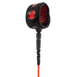 FCS Freedom Helix All Round Surf Leash (Red, 6)