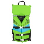 O'Brien Youth Nylon Life Jacket with Collar, Lime (55-88lbs)