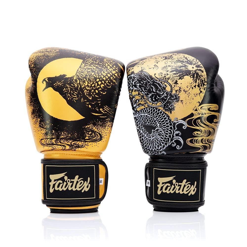Fairtex BGV26 Harmony Premium Muay Thai Boxing Gloves Limited Edition Design Genuine Leather Triple-Layered Foam Compact & Ergonomic Fit Ventilation System MMA Kickboxing Gloves (14 oz)