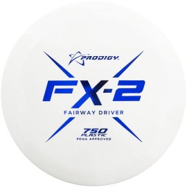 Prodigy Disc 750 FX-2 Overstable Disc Golf Fairway Driver Stiff, Confident Grip Great for Backhand and Sidearm Shots 170-176g (Colors May Vary)