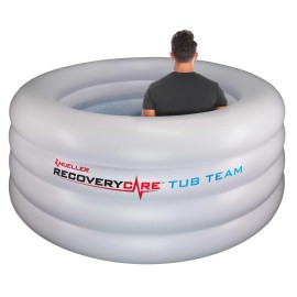MUELLER Sports Medicine RecoveryCare Tub, Inflatable Ice Tub, Cold Therapy, Team Size