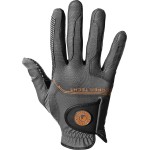 XEIRPRO Copper TECH Men? Synthetic Golf Glove Charcoal Gray/Combi Spider Tacky Grip (2 Packs) Worn on Left-Breathable Long Lasting Copper Infused Material, Enhanced Grip (M/L)