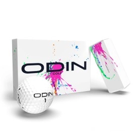 ODIN Golf Odin X Golf Ball for Men and Women - Great for Distance and Control, Correcting Quality Golf Ball in Bulk (12 Golf Balls)