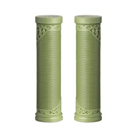 Funn Hilt ES Mountain Bike Handlebar Slip-on Grips, Lightweight and Ergonomic Bicycle Handlebar Grips with 22 mm Inner Diameters, Unique Patterned Bicycle Grips for MTB/BMX (Olive Green)