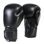 X-Fitness XF2000 Gel Boxing Kickboxing Punching Bag Gloves-Black