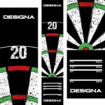 Designa Darts Non Slip Carpet Dart Mat, Double Top, 290cm x 60cm (MAT43)