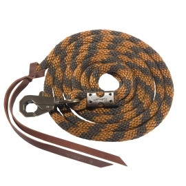 Carhartt 10' Rope Horse Lead, Durable Braided Polypropylene Non-Splintering, Rot-Proof, and Floatable Rope Lead, Carhartt Brown