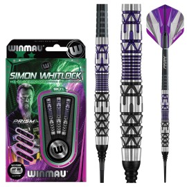 Winmau Simon Whitlock Dynamic Special Edition 18 Gram Tungsten Darts Set with Flights and Stems (Shafts)