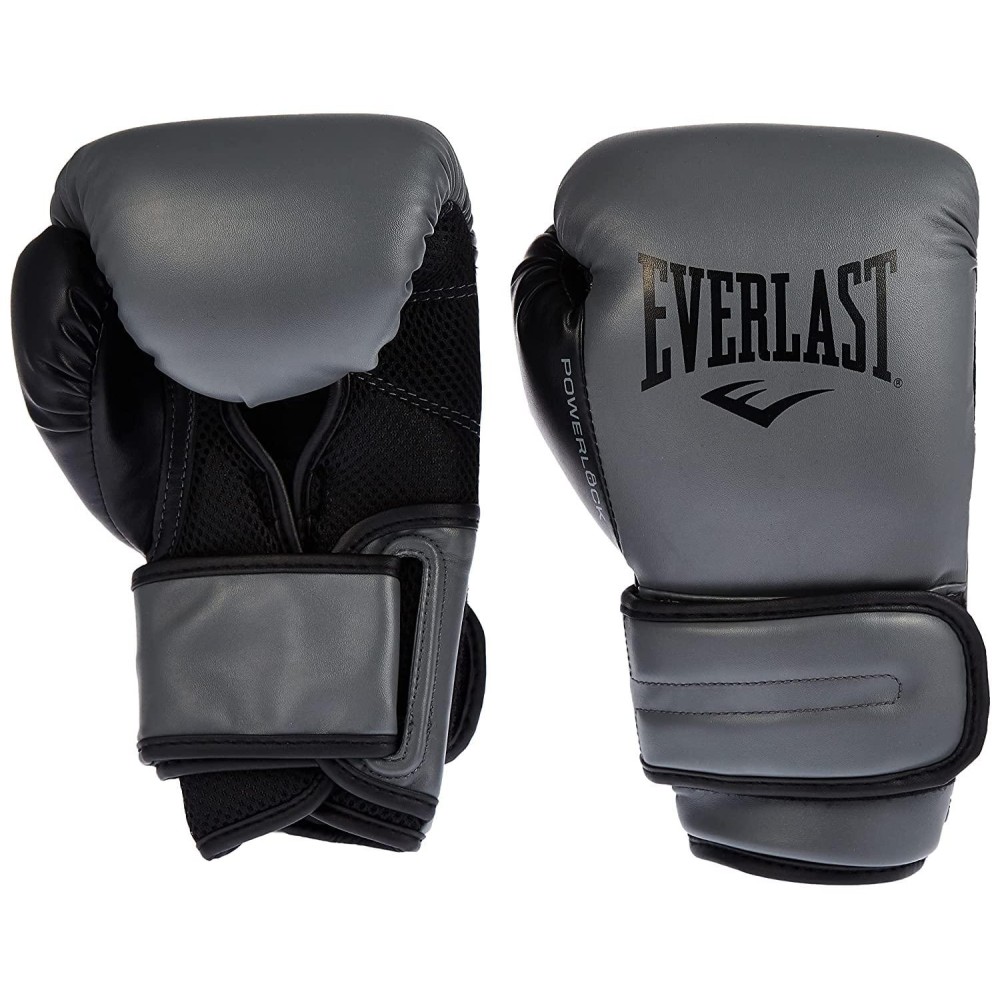 Everlast P00002306 Powerlock 2R Training Glove Charcoal 14OZ