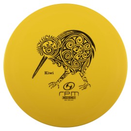 RPM Discs Kiwi Atomic Distance Driver Golf Disc Advanced Disc Golf Driver (Yellow)