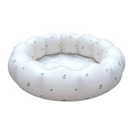 AirSwim Inflatable Baby Pool, Portable Paddling Baby Swimming Pool, Toddlers for Ages 0-3 Years Girls and Boys, Indoor& Outdoor, Garden and Backyard Summer Water Party, 35.4x9.8 in(White)