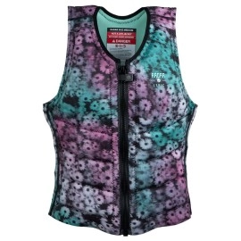 Radar Lyric Womens Impact Vest, Black/Floral Fade, Medium