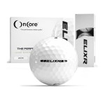 ONCORE GOLF ELIXR Tour Ball (2020) - High Performance Golf Balls - White (One Dozen 12 Premium Golf Balls) Unmatched Control, Distance, Feel & Performance