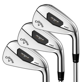 Callaway Golf Rogue ST Pro Iron Set (Right Hand, Steel Shaft, Stiff Flex, 4 Iron - PW, Set of 7 Clubs)