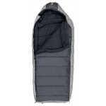 Browning McKinley -30?Sleeping Bag - Oversize Insulated Hooded Rectangle Made with Ripstop Outer and Brushed Polyester Liner, with Compression Stuff Sack, Charcoal/Gray