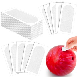 Civaner 160 Pieces Bowling Thumb Tape Bowling Finger Tape Bowling Tape Protective Bowling Tape White Elastic Patch Bowling Accessories for Bowlers Exercise, 1 Inch Width