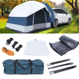 Car Tail Tent,SUV Tent Waterproof Vehicle Mounted Tent,8.2 x 8.2 x 6.56 Ft Up to 4-Person Sleeping Capacity,Suitable for Family Camping & Hiking