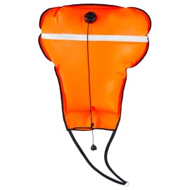 Dawitrly Diving Lift Bags, High Visibility 70lb Nylon Over Pressure Valve Scuba Salvage Lift Bag with Reflective Band and Safety Orange for Underwater Scuba Dive Snorkeling