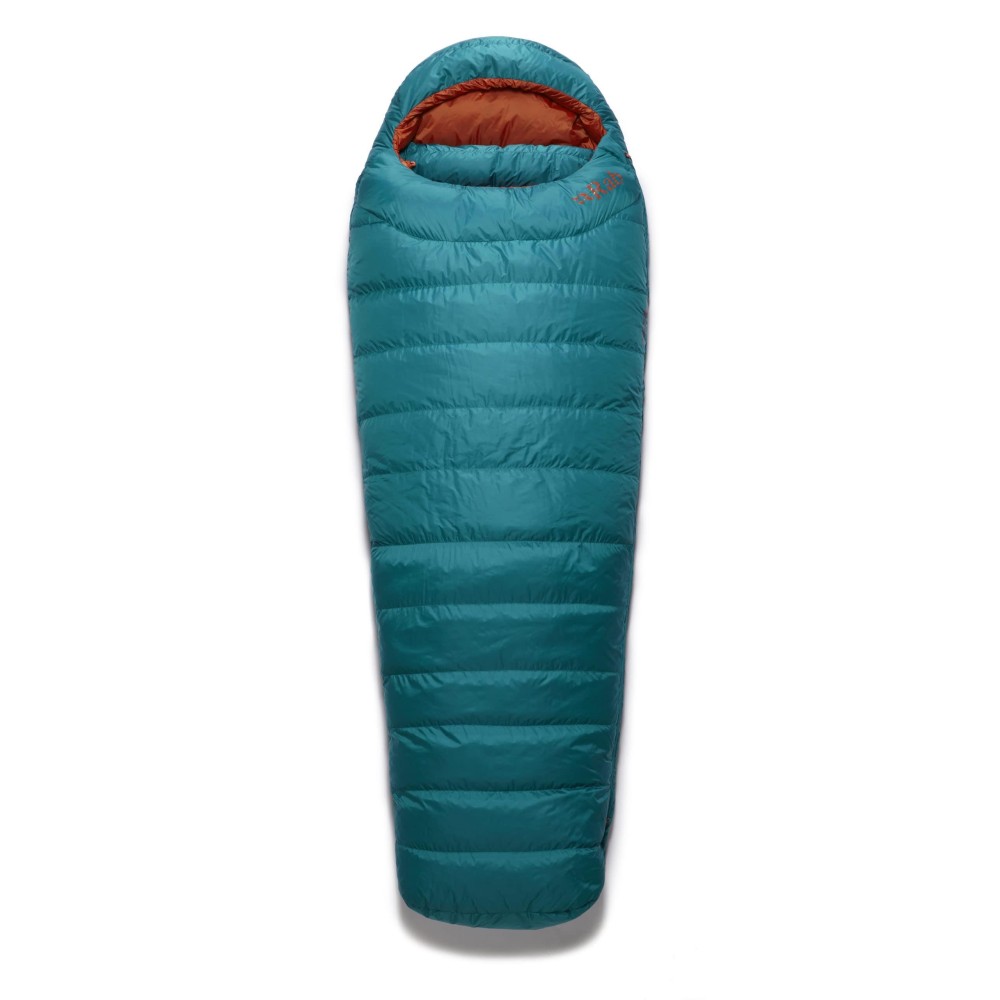 Rab Ascent 500 Sleeping Bag: 34F Down Marina Blue, Reg/Left Zip