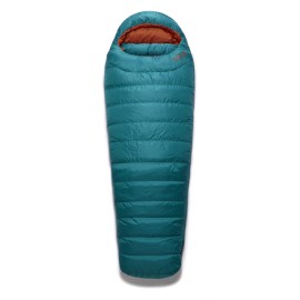 Rab Ascent 500 Sleeping Bag: 34F Down Marina Blue, Reg/Left Zip