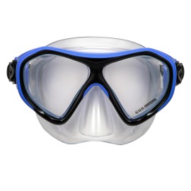 U.S. Divers Dorado Jr Kids Snorkel Mask - Fog Resistant Lens, Easy-Adjust Buckle System, Durable Polycarbonate Material - Play Series Unisex Children (Ages 6+), Small, Blue/Black