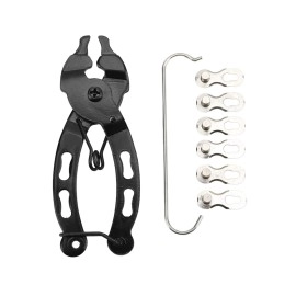Dilwe Bicycle Chain Repair Tool, 5 in 1 Mini Bicycle Chain Link Removal Pliers, Carbon Steel/Manganese Steel, Ergonomic Pliers for The Maintenance of 11-Speed Chains