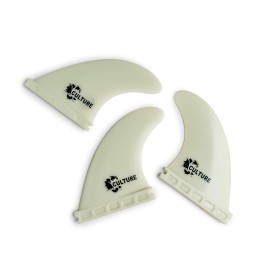 Culture Supply Surfboard Fins - Composite TFX Tri Fin Sets - All-Round Template in 3 Sizes (Small Medium Large) Medium TFX-4