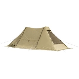 ogawa 3348 Twin Closter T/C Camping Outdoor Pole Tent, for 2 People, Sand Beige