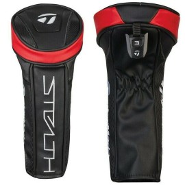 TaylorMade New Golf Stealth Black/Red Fairway Wood Headcover